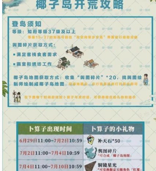 江南百景图怎么去椰子岛 江南百景图椰子岛攻略