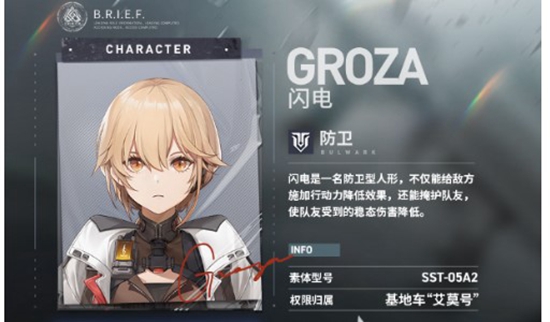 少女前线2追放闪电强度如何 闪电角色介绍
